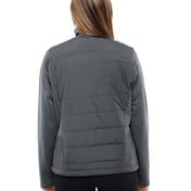 Back view of Ladies’ Quantum Interactive Hybrid Insulated Jacket