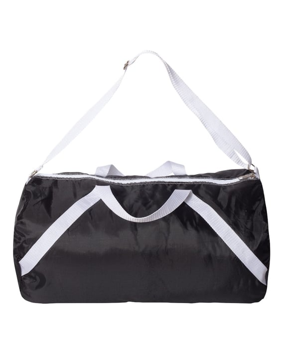 Front view of 18″ Nylon Roll Duffel Bag