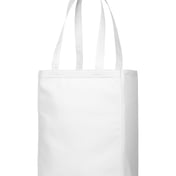 Front view of Canvas Book Tote