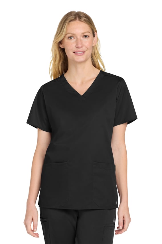 Front view of Women’s WorkFlex V-Neck Top