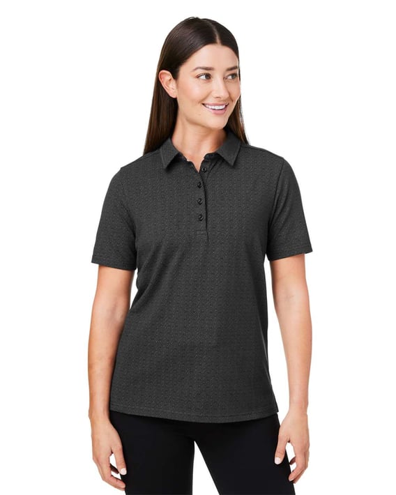 Front view of Women’s Crownlux Performance® Geo Polo