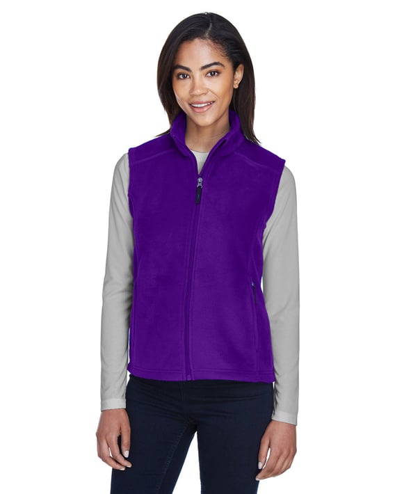 Front view of Ladies’ Journey Fleece Vest