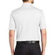 Back view of Performance Fine Jacquard Polo