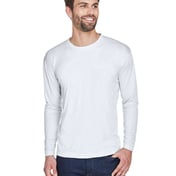Side view of Cool & Dry Sport Long Sleeve Performance Interlock T-Shirt