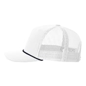Side view of Five-Panel Trucker With Rope Cap