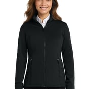 Front view of Women’s Grid Fleece Jacket