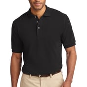Front view of Heavyweight Cotton Pique Polo