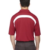 Back view of Men’s Eperformance Colorblock Textured Polo