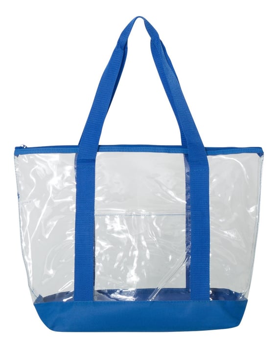 Front view of Clear Boat Tote