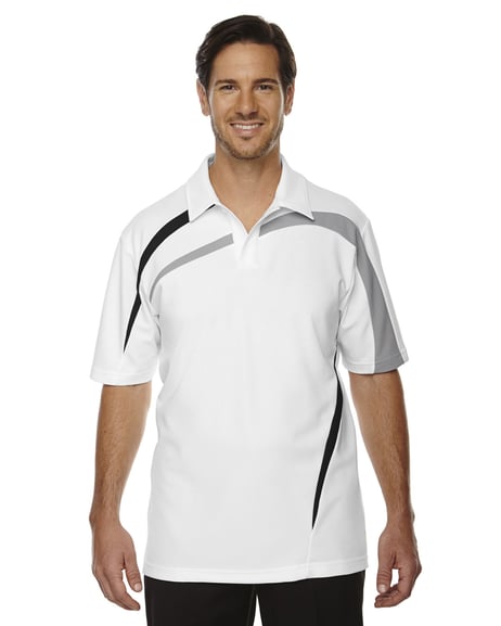 Front view of Men's Impact Performance Polyester Piqué Olorblock Polo