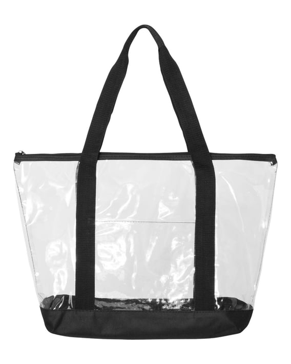 Front view of Clear Boat Tote