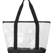 Front view of Clear Boat Tote