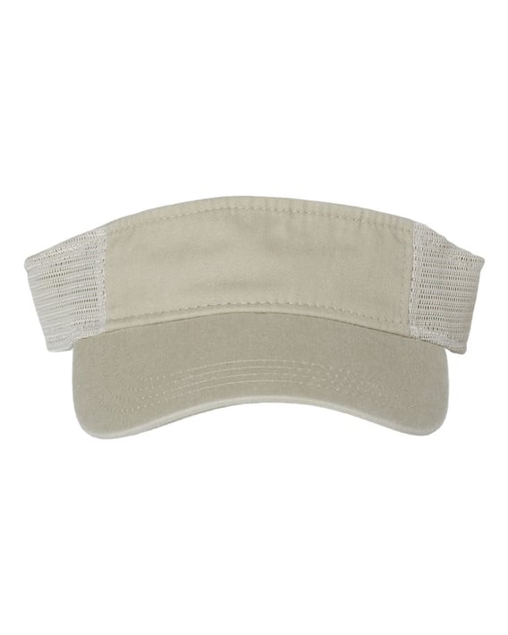 Front view of Pigment-Dyed Trucker Visor