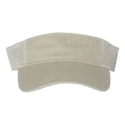 Front view of Pigment-Dyed Trucker Visor