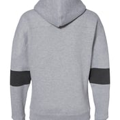 Back view of Sport Lace Colorblocked Fleece Hooded Sweatshirt