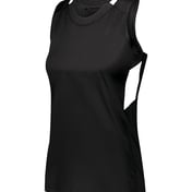 Side view of Women’s Crossover Tank Top