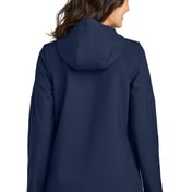 Back view of Women’s Collective Outer Soft Shell Parka