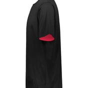 Side view of Youth Short Sleeve Mesh Reversible Jersey