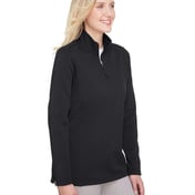 Side view of Women’s Coastal Pique Fleece Quarter-Zip