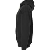 Side view of Garment-Dyed Lightweight Fleece Hooded Sweatshirt