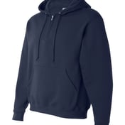 Side view of NuBlend® Quarter-Zip Hooded Sweatshirt