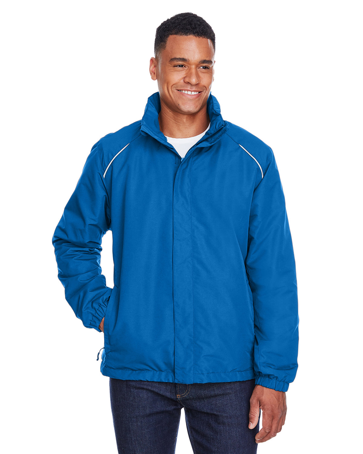 Front view of Men’s Profile Fleece-Lined All-Season Jacket