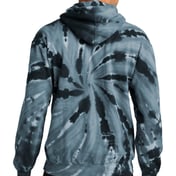 Back view of Tie-Dye Pullover Hooded Sweatshirt