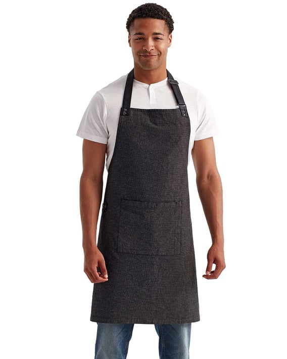 Front view of Annex Oxford Apron With Pocket
