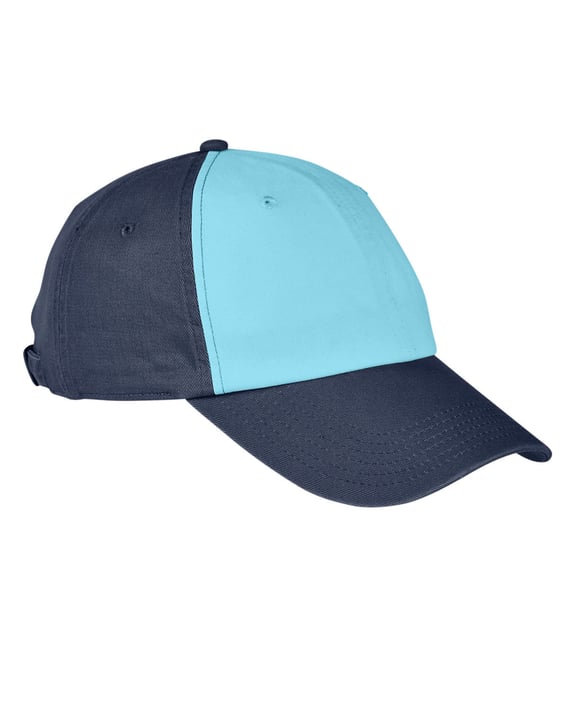 Front view of 100% Washed Cotton Twill Baseball Cap