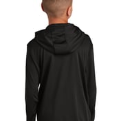 Back view of Youth PosiCharge ® Competitor Hooded Pullover