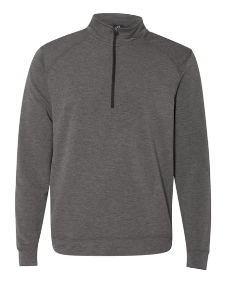 Front view of Omega Stretch Quarter-Zip Pullover