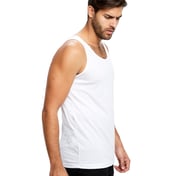 Side view of Unisex Poly-Cotton Tank