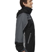 Side view of Adult 3-in-1 Seam-Sealed Mid-Length Jacket With Piping
