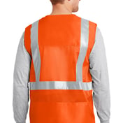 Back view of ANSI 107 Class 2 Mesh Back Safety Vest
