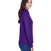 Side view of Ladies’ Pinnacle Performance Long-Sleeve Piqué Polo
