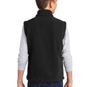 Back view of Youth Value Fleece Vest