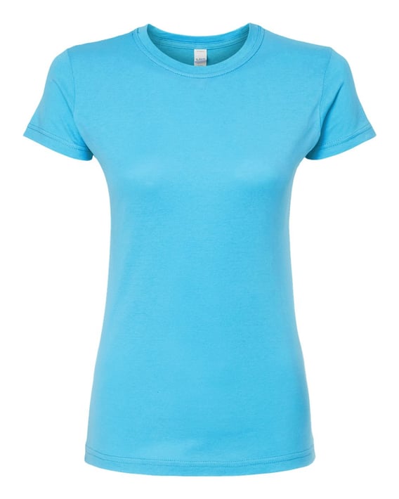 Front view of Women’s Fine Jersey Slim Fit T-Shirt