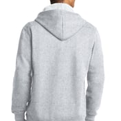 Back view of Lace Up Pullover Hooded Sweatshirt