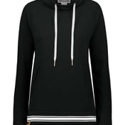 Front view of Women’s All-American Fleece Funnel Neck Sweatshirt
