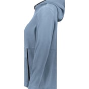 Side view of Eco Revive™ Women’s Polar Fleece Hooded Full-Zip Jacket