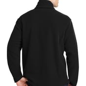 Back view of Value Fleece 1/4-Zip Pullover
