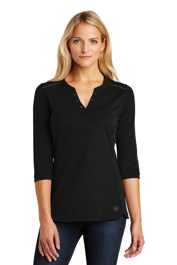 Front view of Ladies Fuse Henley