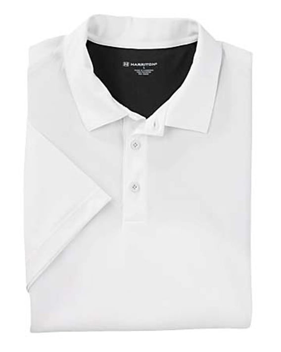 Front view of Men’s Back Blocked Micro-Piqu Polo