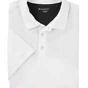 Front view of Men’s Back Blocked Micro-Piqu Polo