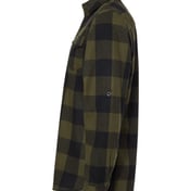 Side view of Yarn-Dyed Flannel Shirt