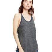 Front view of Ladies’ Burnout Y-Back Ringer Tank