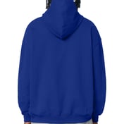 Back view of Unisex Cooper Dry Hooded Sweatshirt