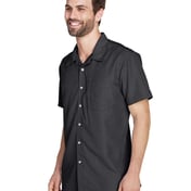 Side view of Barbados Textured Camp Shirt