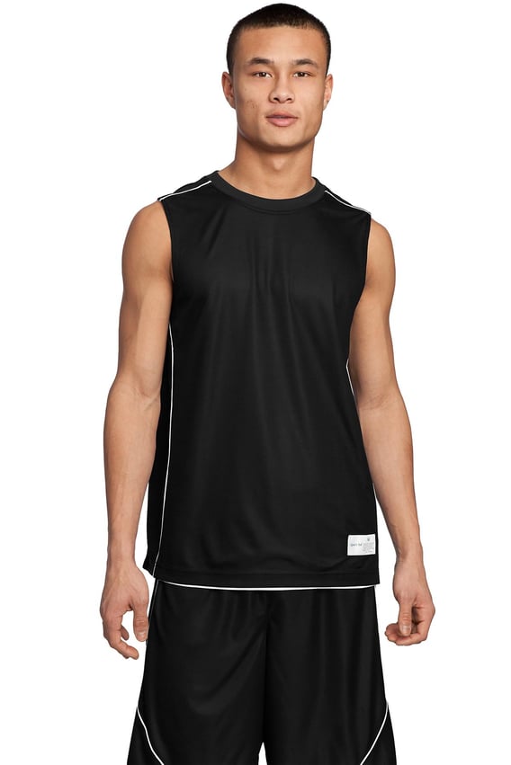 Front view of PosiCharge® Mesh Reversible Sleeveless Tee