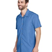 Side view of Barbados Textured Camp Shirt